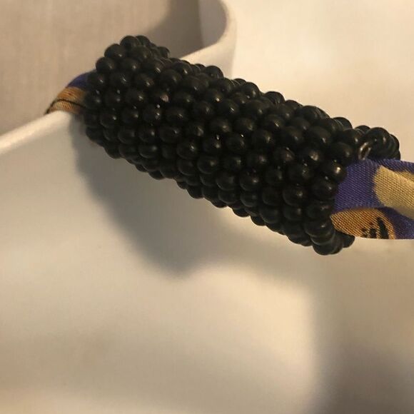 Talia Bohemian Style Halter Tie Cumberbun Waist Printed Maxi Dress. Size Medium - Picture 6 of 8